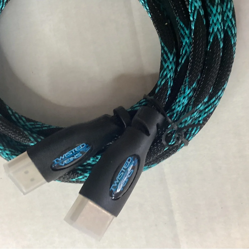 Twisted veins hdmi pair of cables high speed cord